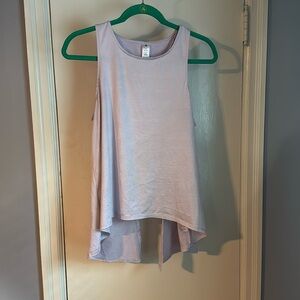 Yoga tie back tank top